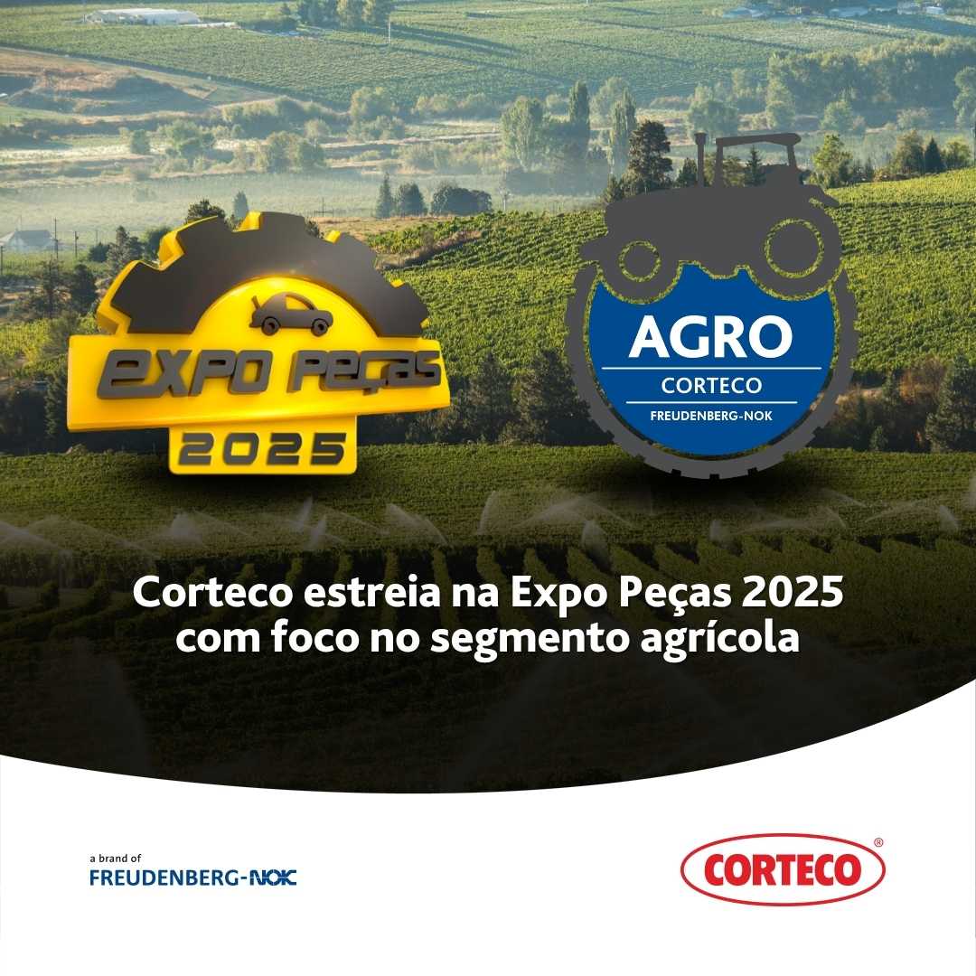 Corteco estreia na Expo Peças 2025 com foco no segmento agrícola